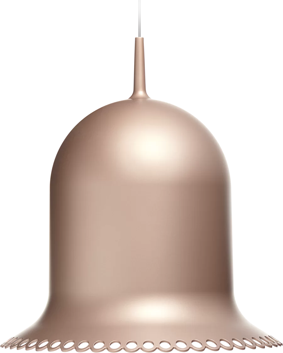 Lolita suspension light london rosé front side